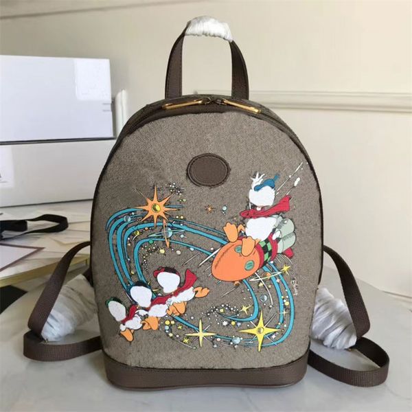 

lady backpack purse bags letter shoulder tote bag crossbody cartoon duck doodle backpacks style handbags totes wallet 2023 women luxurys des