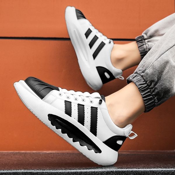 

2023 men women running shoes shell toe white green black brown mens trainers outdoor sneakers size 39-44 color7