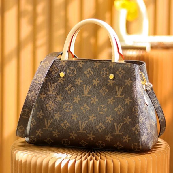

solds luxurys designers handbags purses montaignes bag women tote brand letter embossing genuine leather shoulder bags crossbody bag
