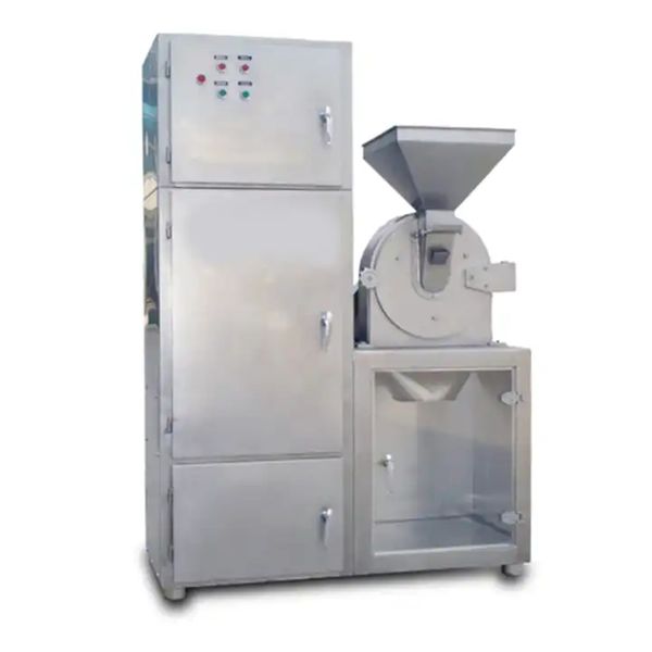 

sf-20b series stainless steel crusher resin food seasoning and spice crusher, universal crusher with automatic dust collector lab supplies