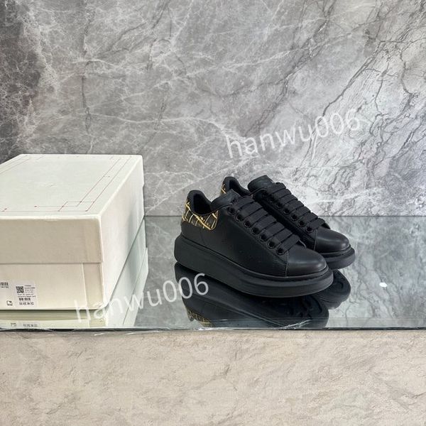 

2023new casual shoes women designer sneakers mens shoes print check trainer platform trainers striped sneaker suede shoes, Black