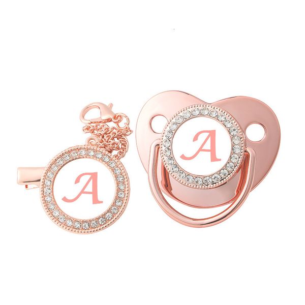 

pacifier holders clips# personalized bling pacifier rose gold pacifier clip baby initial letter born customized pacifier clip name baby soot