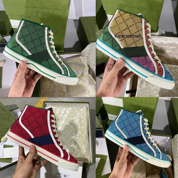 

fashion mens sneakers womens casual shoes sneaker high heels 1997 designer rhyton beige vintage luxury ladies running fitness sports shoes b, Black