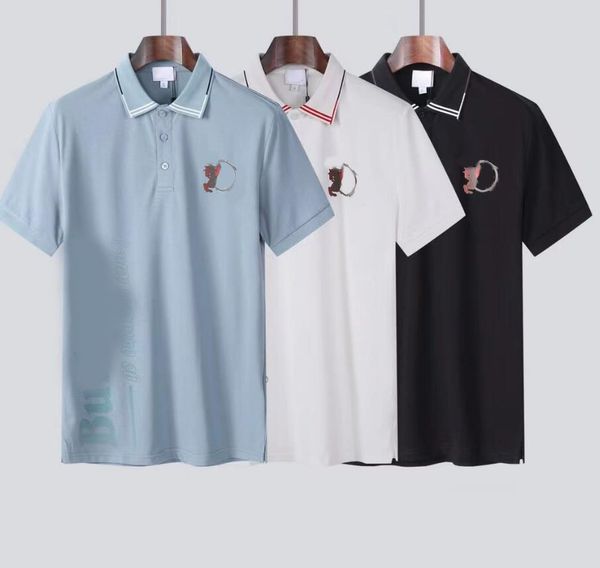 

american vintage lapel polo shirt men summer tide brand short sleeve loose large size casual t-shirt fat man, White;black