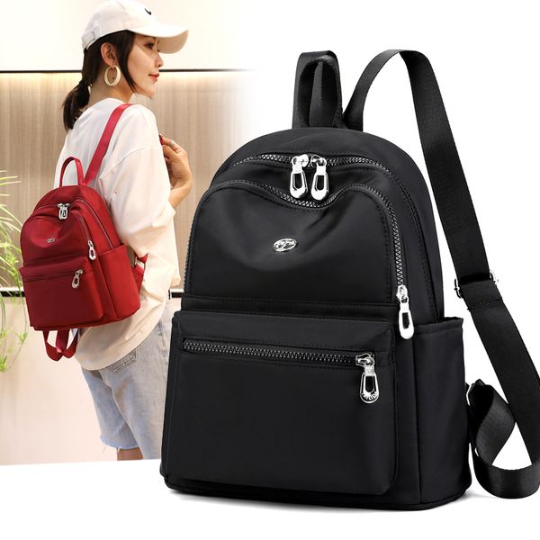 

school bags vento marea travel women backpack casual waterproof youth lady bag female large capacity women's shoulder red rucksack 2303