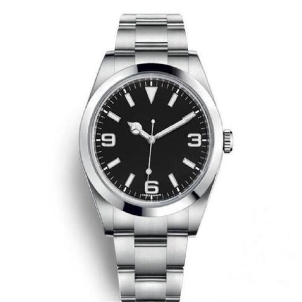 

luxury menes watch exp air king series 116900 216570 black 40mm dial automatic mechanical movement 316 steel bran designer wat274k, Slivery;brown