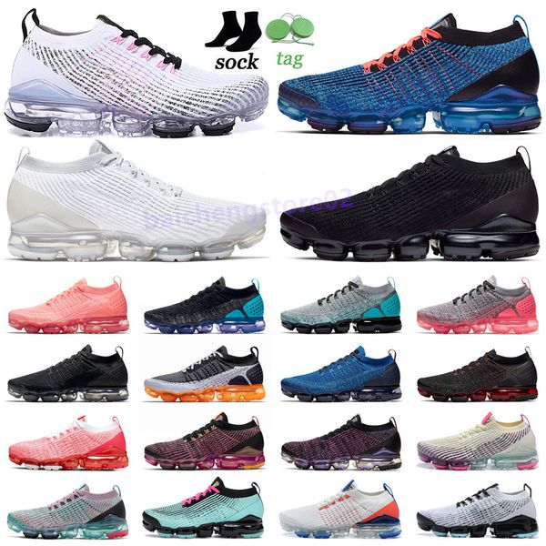 

2018 men running shoes fk designer fly anthracite knit cushion triple black day to metallic silver oatmeal chilly blue neon women trainers s