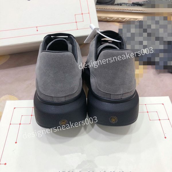 

designer white black shoes classic suede leather womens flats platform sneaker men mens espadrille flat sole sneakers