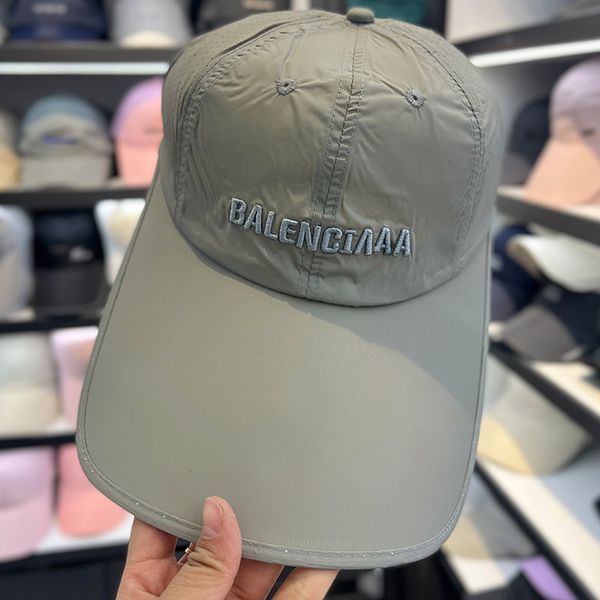 

men's summer sports breathable designer ball cap couple mountaineering travel fishing sun protection letter embroidery casquette, Blue;gray