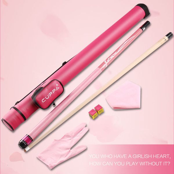 

billiard cues cuppa pool 11 75 13mm tip maple shaft stick with case designed for women 147cm length kit 230331