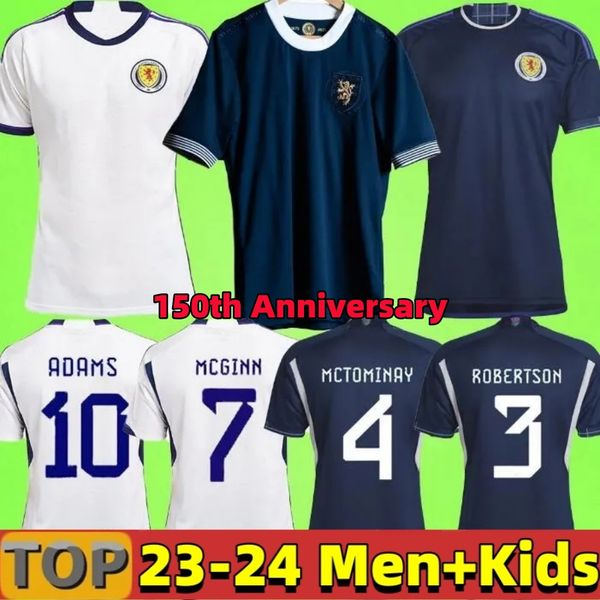 

2022 scotland tierney soccer jerseys 22/23 150th robertson mctominay mcgregor dykes adams shirt away national team christie armstrong fraser, Black;yellow