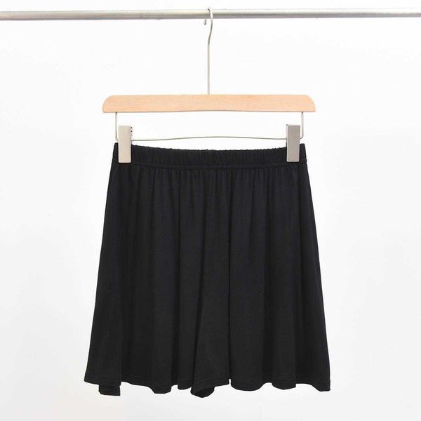 

outer wear high waist large size loose shorts womens summer modal cotton home, White;black