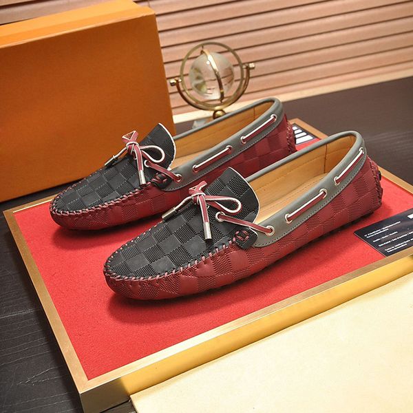 

men designer dress shoes fashion metal button peas shoe and classic man shoes comfortable driving shoes sneakers, Black