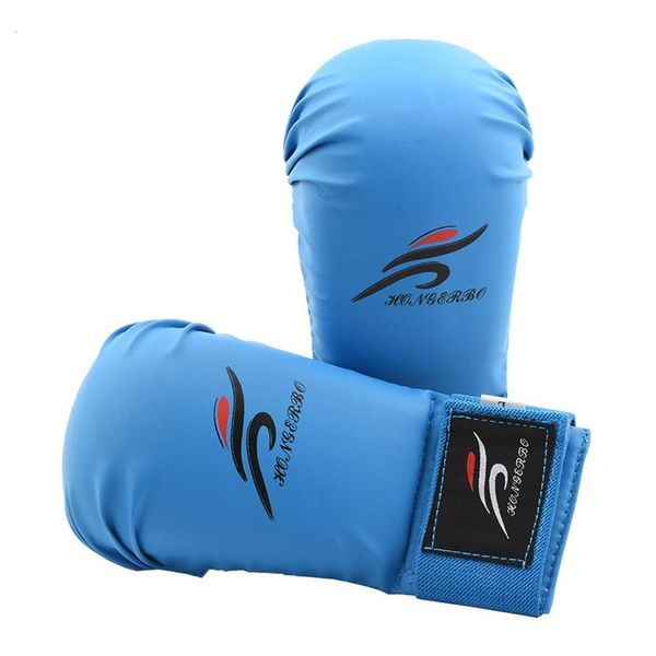

sports gloves children karate for boxing muay thai fitness taekwondo fight mma hand protector kids sandbag training equipment 230331, Black