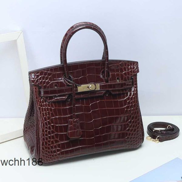 

bags burkin bag one luxury designer 2023 shaped birkins leather messenger large crocodile women's shoulder fashion cow handbag 7i1f