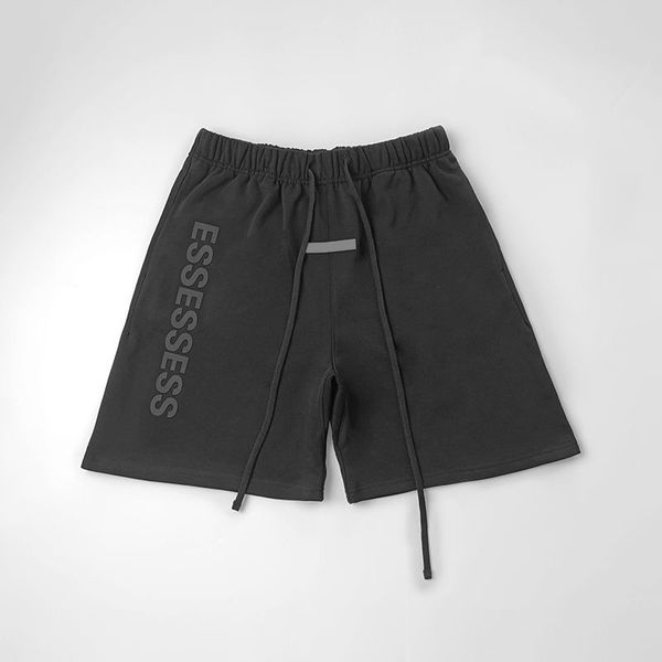 

mens womens designer essentail shorts clothing apparel essen cotton sports fashion short street style tide knee length essent pants d3wu, White;black