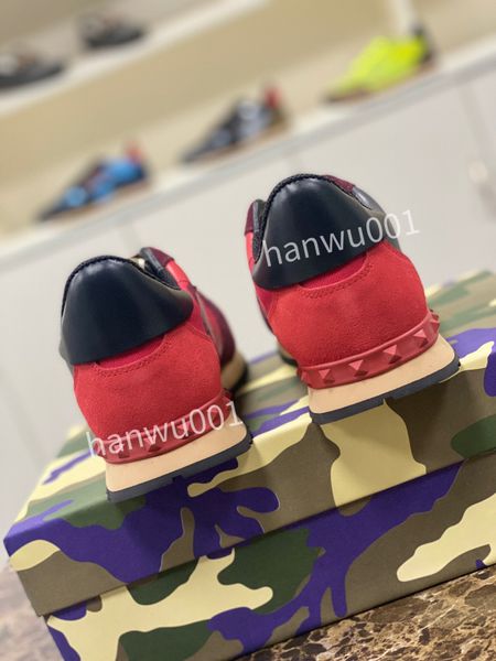 

2023 new luxury designer casual shoes men women calfskin shoes vintage suede sneakers trainer platform lace leisure shoe, Black