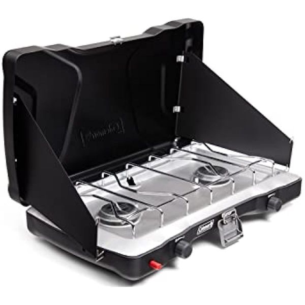 

triton 2 burner propane gas outdoor gadgets camping stove