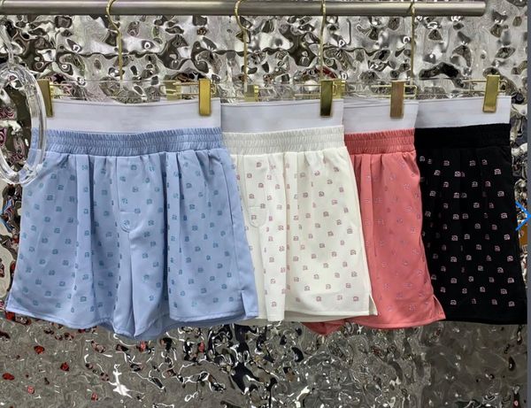 

women's shorts letter waist pants shorts for women high grade womens clothing fashion lady summer short, White;black