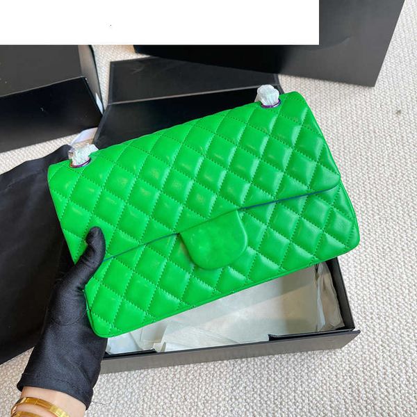 

evening bags cc bag luxury brand shoulder bags womens cf lambskin quilted bags classic double flap colorful metal hardware crossbody shoulde