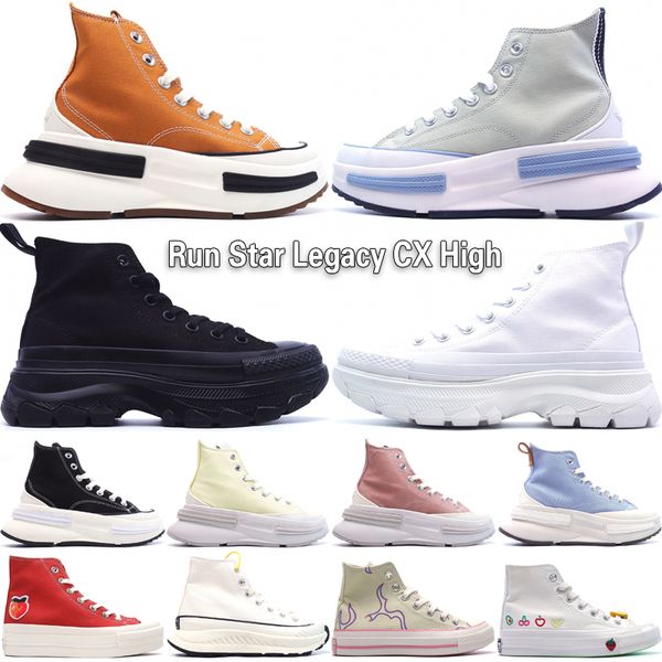 

run star legacy cx high canvas shoes chuck 70 at-cx men women casual shoe soft sunshine egret khaki gum outdoor platform sneakers size 36-44