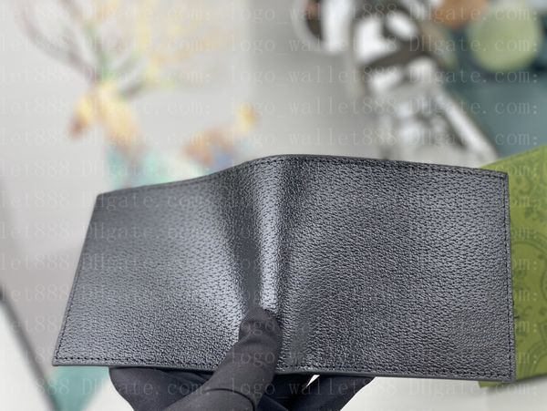 

9aaa bi-fold wallets classic embossing double g wallet luxurys designers business purse credit card holder purse 625562, Red;black