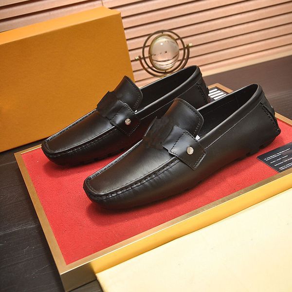 

men designer dress shoes luxury mens driving shoess with superstar flats sneakers fashion metal button peas shoe and classic man shoes with, Black