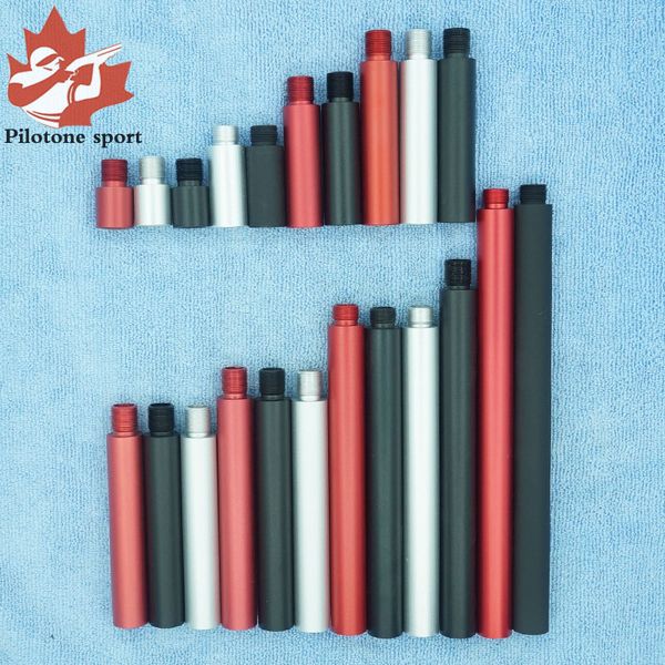 

yygun airsoft rifle barrel machine m-4 m16 extension tube fastener male and female 14mm ccw aluminium pipe