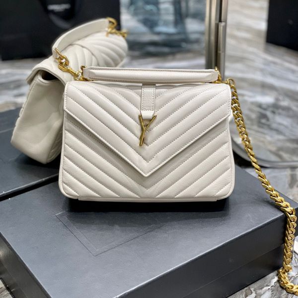 

designer bag designer chain bag designer crossbody bag leather yslparis roomy interior handbags - large capacity and convenient