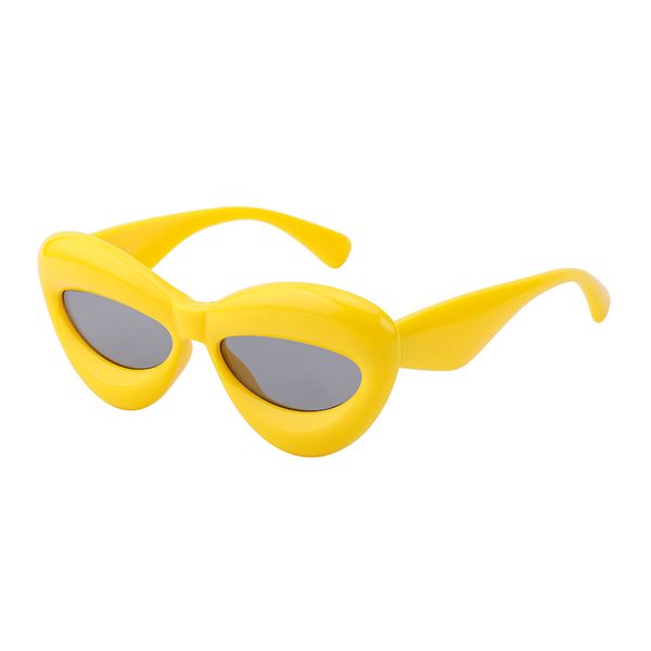 

funny party sunglasses attractive sunglasses bliz eyewear charming lip glasses womens fashion styling glasses avant garde trendy glasses fra, White;black
