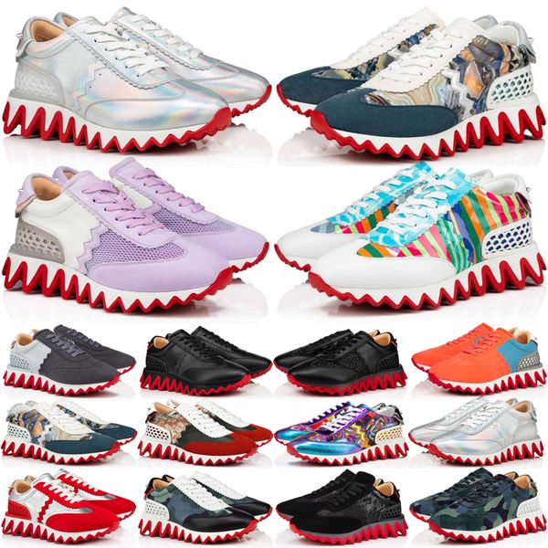 

designer women shoes loubi shark shoes sneakers genuine leather outdoor cooton couple sports shoes men women casual fashion trainers luxury, Black