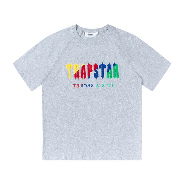 

designer mens trapstar t shirts polos couples letter t-shirts women trapstars trendys pullovers tees eu size s-xl, Gray