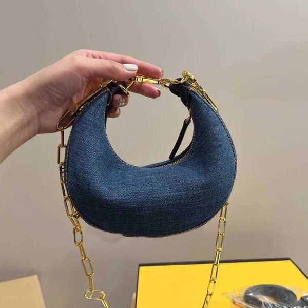 

shoulder crossbody bags totes cowboy crescent bag f blue handbag shoulder cross retro wallets 230331 220712