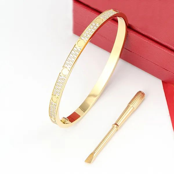 

designer bracelet chain jewelry classic 18k gold mens and women love fashion stainless steel plated, Black