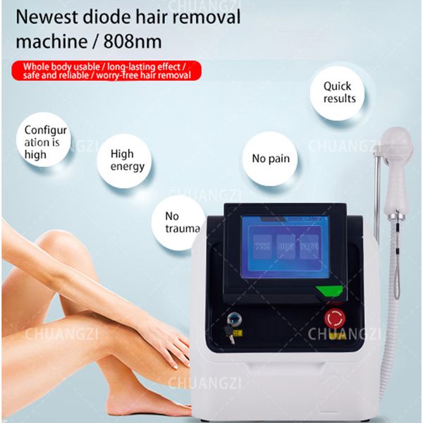 

popular home beauty instrument painless permanent hair removal machine wavelength 755nm 808nm 1064nm diode laser ice platinum professional e