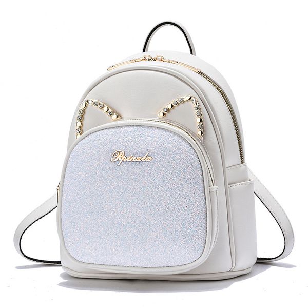 

school bags rabbit ear fashion women's fresh and sweet campus cute one shoulder messenger double student backpack 230331