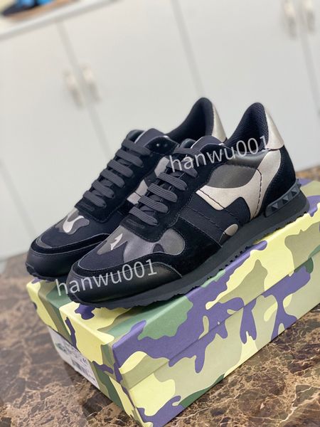 

2023 new luxury designer classic mens sneaker casual shoes canvas leather luxury sneakers for man designer trainer shoe, Black