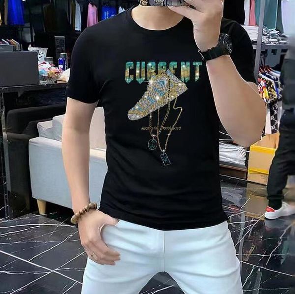 

mens t shirts women tees designers tshirt summer plaid print tshirt fashion round neck short woman clothing couple outfits short sleeves m-7, White;black