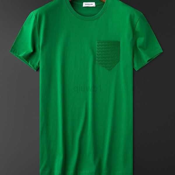 

22ss mens t shirt bott designer sweatshirt plaid woven pocket short sleeve tshirt man summer casual pullover 4xl 3y2un, White;black