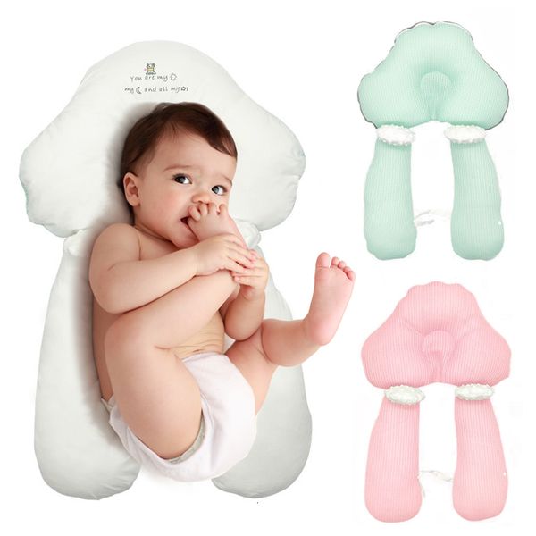 

pillows born sleep fall prevention double sided breathable comfort cotton soothing for babies sleeping infant cushion 230331