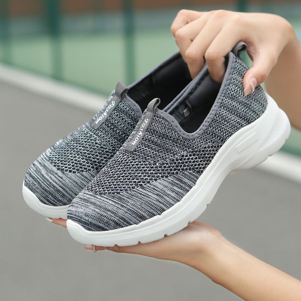 

women breathable running sneakers flats walking shoes outdoor comfortable sneakers women round toe spring/autumn shoes, Black