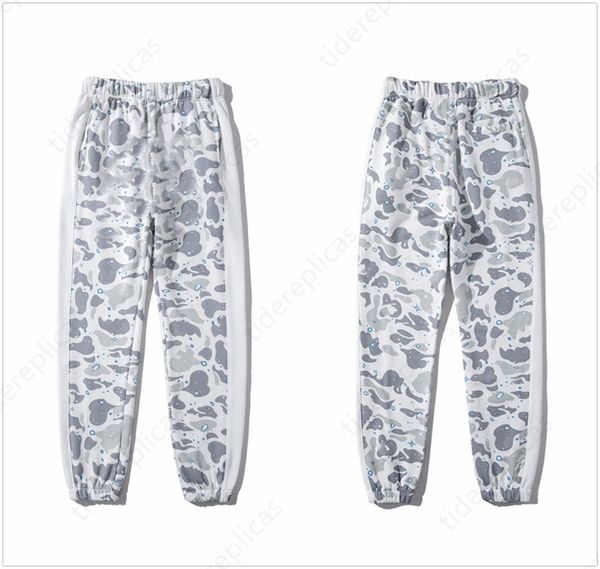 

pants camo mens cargo designer pants joggers sweatpants cargos graffiti print sweatpant jogger pantalon cargo high street hip hop couples sh, Black