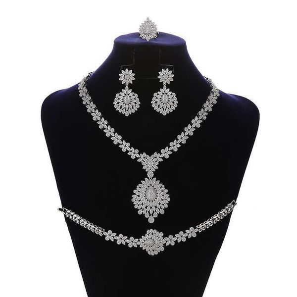 

link, chain african dubai wedding sets brass earring sets for women jewelry, Black