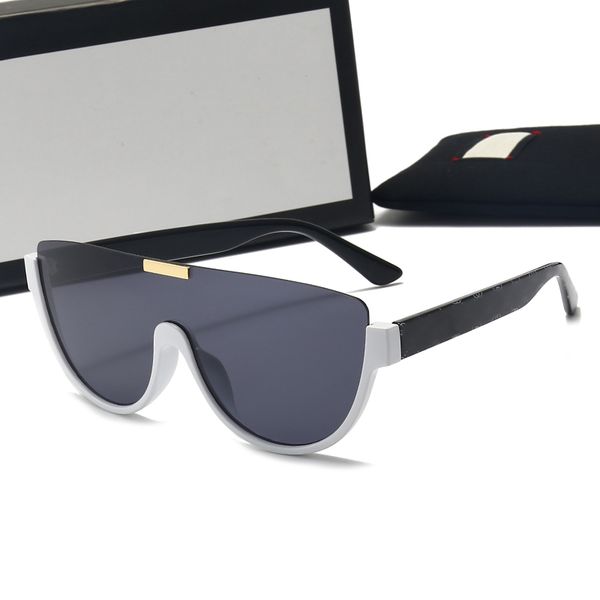 

sunglasses women's designer casual outdoor sunglasses half frame all-in-one lens sunglasses couple travel p sunglasses 7 colors optiona, White;black