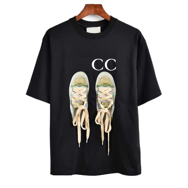 

spring ggs''gg high released quality summer clothes t shirt designer for men new and women cotton sweatshirt fashion design, White;black