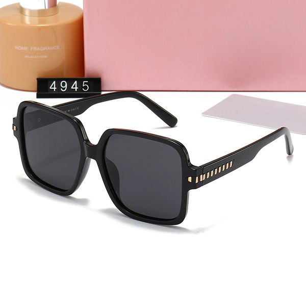 

men's designer sunglasses windproof uv protection sunglasses fashion large frame driving sunglasses gradient upscale sunglasses 4945, White;black
