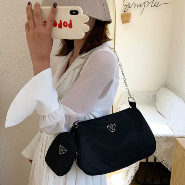 

shopping bags 2pc women's shoulder casual chain crossbody bag 230417