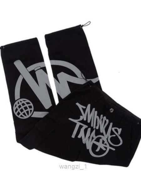 

minustwopants streetwear pockets cargo high waist straight joggers and baggy vintage y2k fashion 10 xuwp, Black