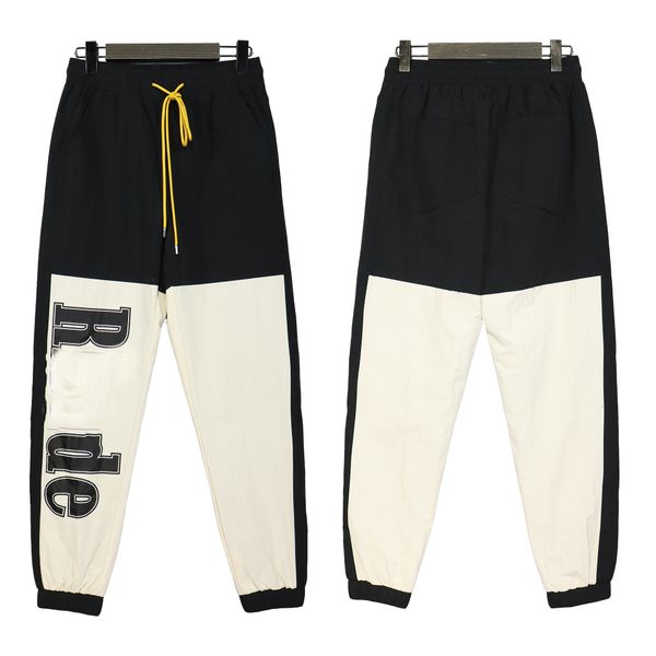 

pants cargo designer pants vintage mens joggers sweatpants cargos graffiti print sweatpant jogger pantalon cargo splash ink high street hip, Black