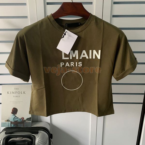 

t designer summer shirt o-neck womens letters printed tee navel-less short sleeve female casual short sleeves crew neck size s-l zej1, White